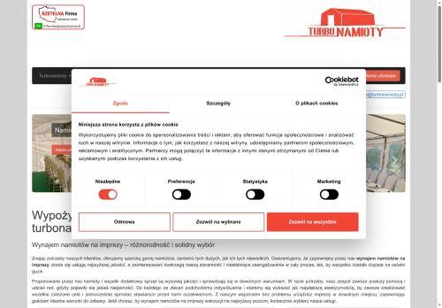 Wypożyczalnia Eventowa Turbonamioty Jakub Jankowski